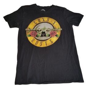 Guns N' Roses 2021 Concert Tour Crewneck T Shirt Medium Black